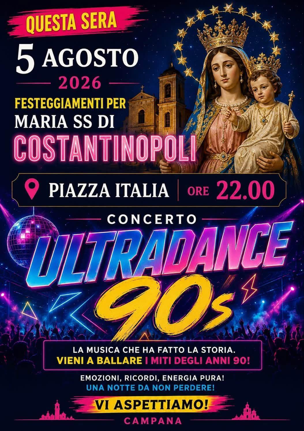 Concerto "Ultradance 90s" (Inizio ore 22.00)
