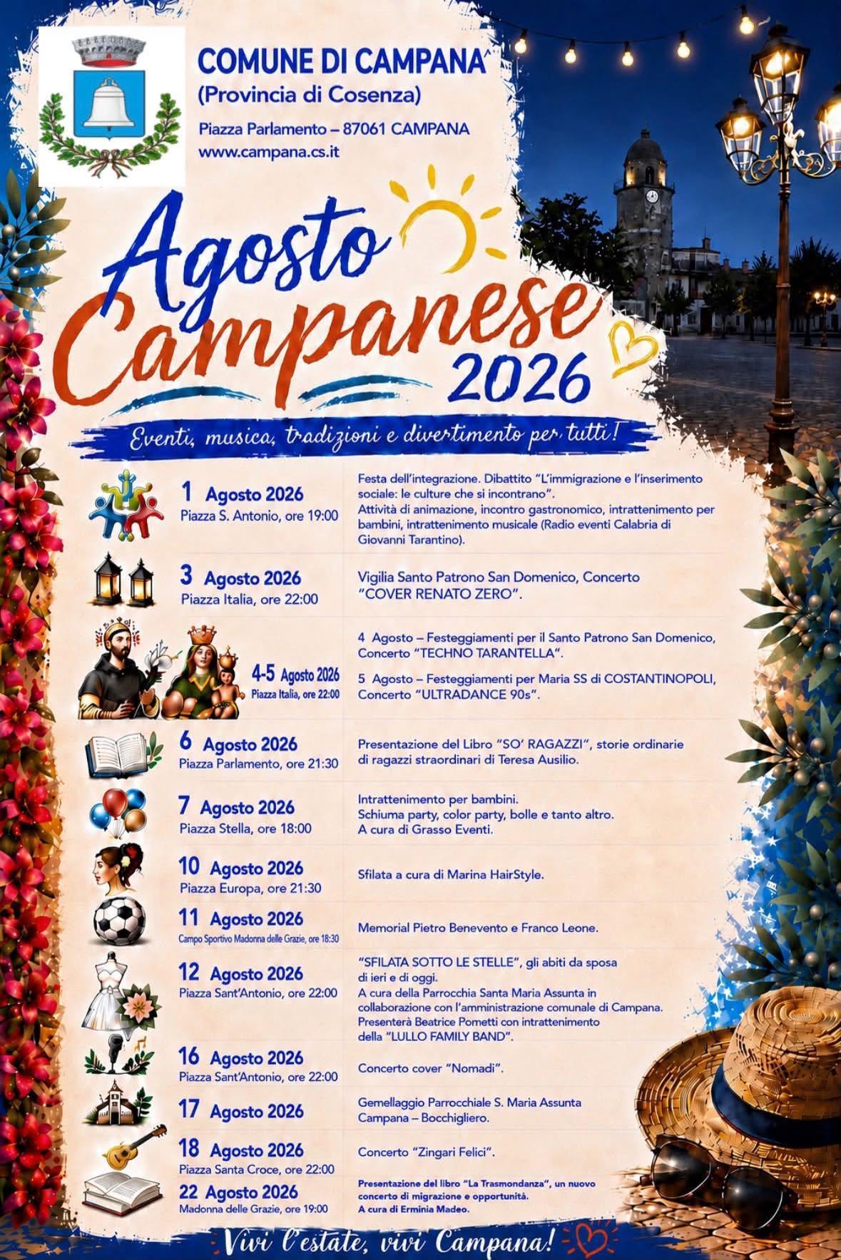 Gemellaggio Parrocchiale S. Maria Assunta Campana — Bocchigliero.