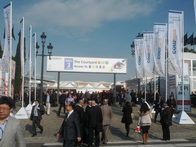 En plein centre du Mobile World Congress En plein centre du Mobile World Congress