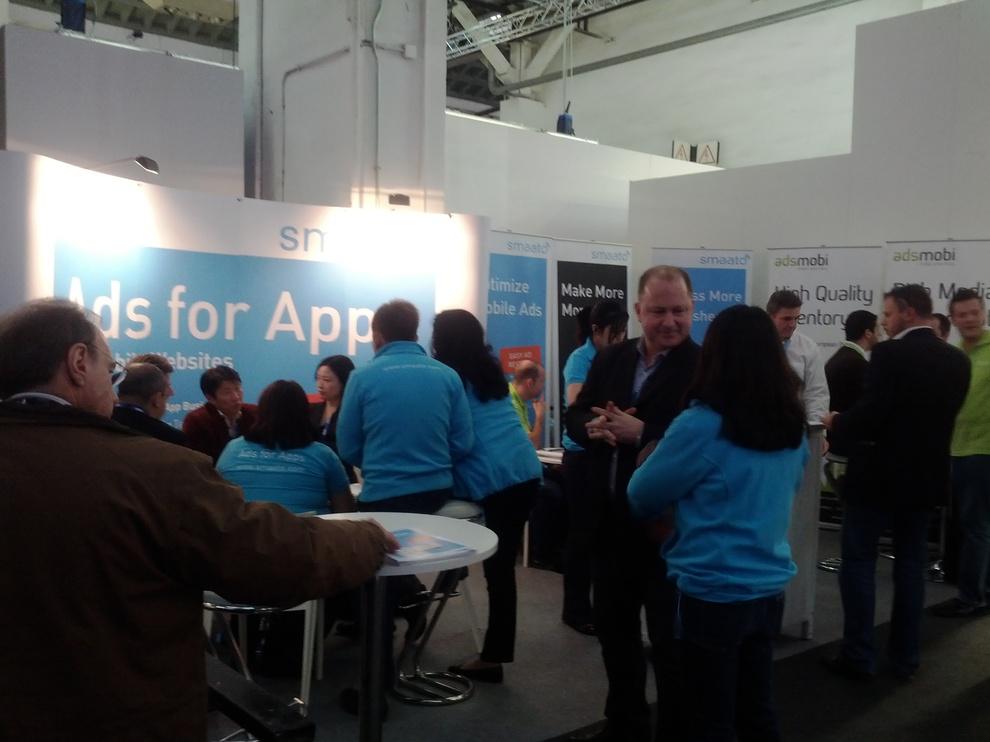 Stand Smaato, dans le Hall 7 (AppPlanet) Stand Smaato, dans le Hall 7 (AppPlanet)