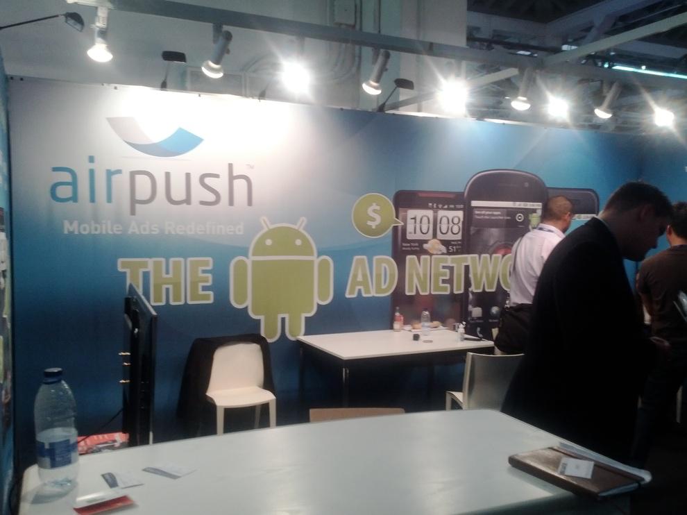 Stand AirPush, dans le Hall 7 (AppPlanet)