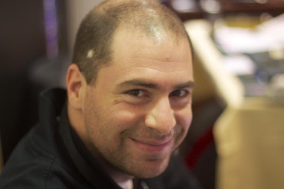 Jérôme sur le stand GoodBarber Jérôme sur le stand GoodBarber