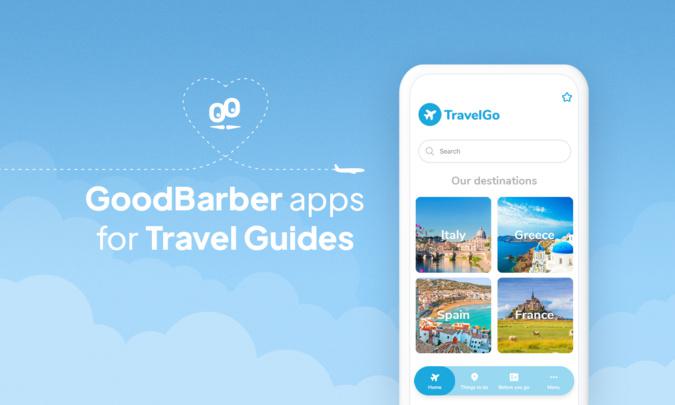 GoodBarber pour les applications de voyages