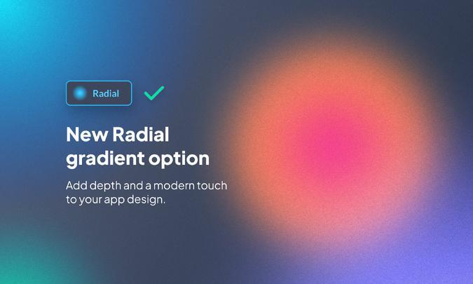Les dégradés radiaux débarquent sur GoodBarber !