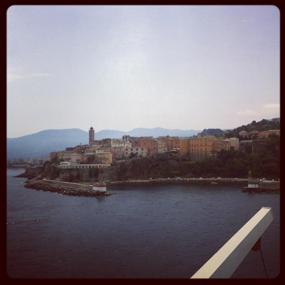 Bastia depuis le bateau Bastia depuis le bateau