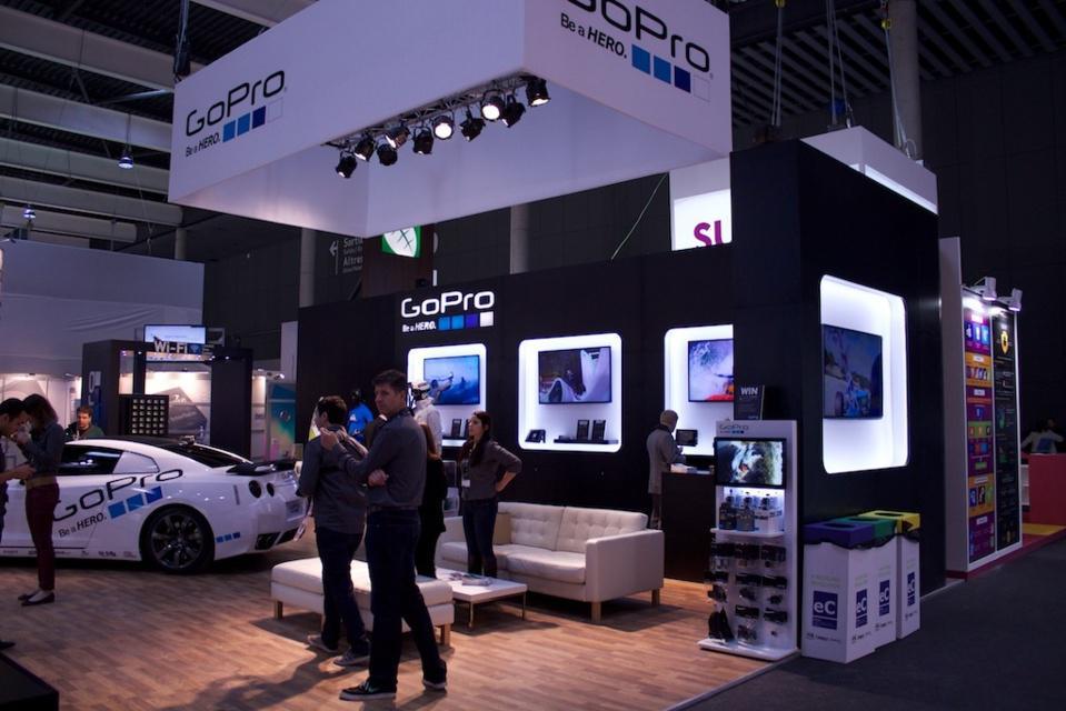 Le magnifique stand GoPro dans le Hall 5 ! Le magnifique stand GoPro dans le Hall 5 !