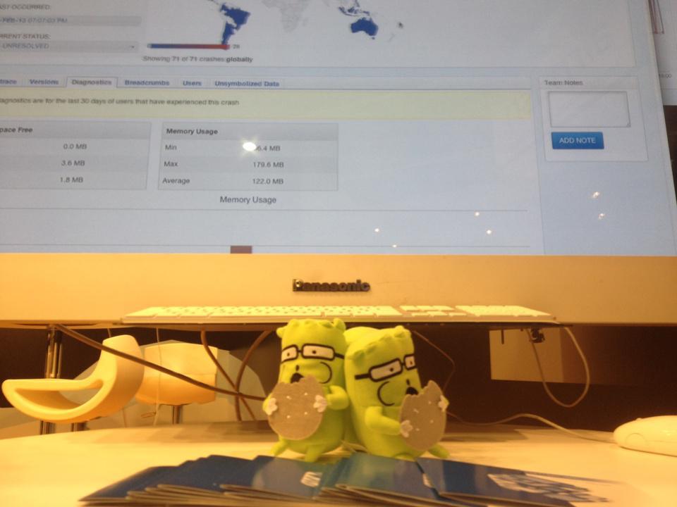 Les jolis goodies de Crittercism Les jolis goodies de Crittercism