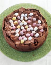 Nid d'oeufs de Pâques au chocolat par nigella.com Nid d'oeufs de Pâques au chocolat par nigella.com