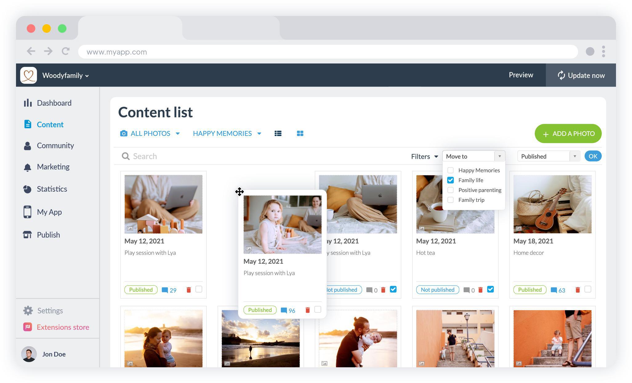GoodBarber CMS - gerer les collections de contenus GoodBarber CMS - gerer les collections de contenus