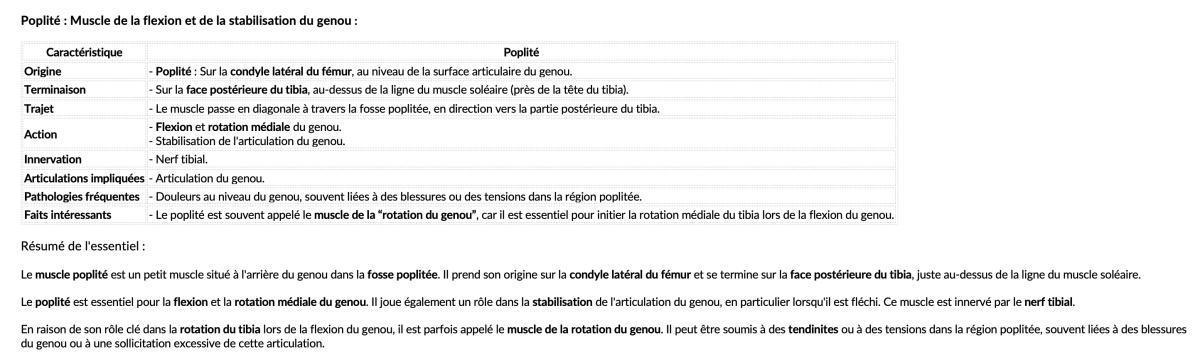 POPLITE POPLITE