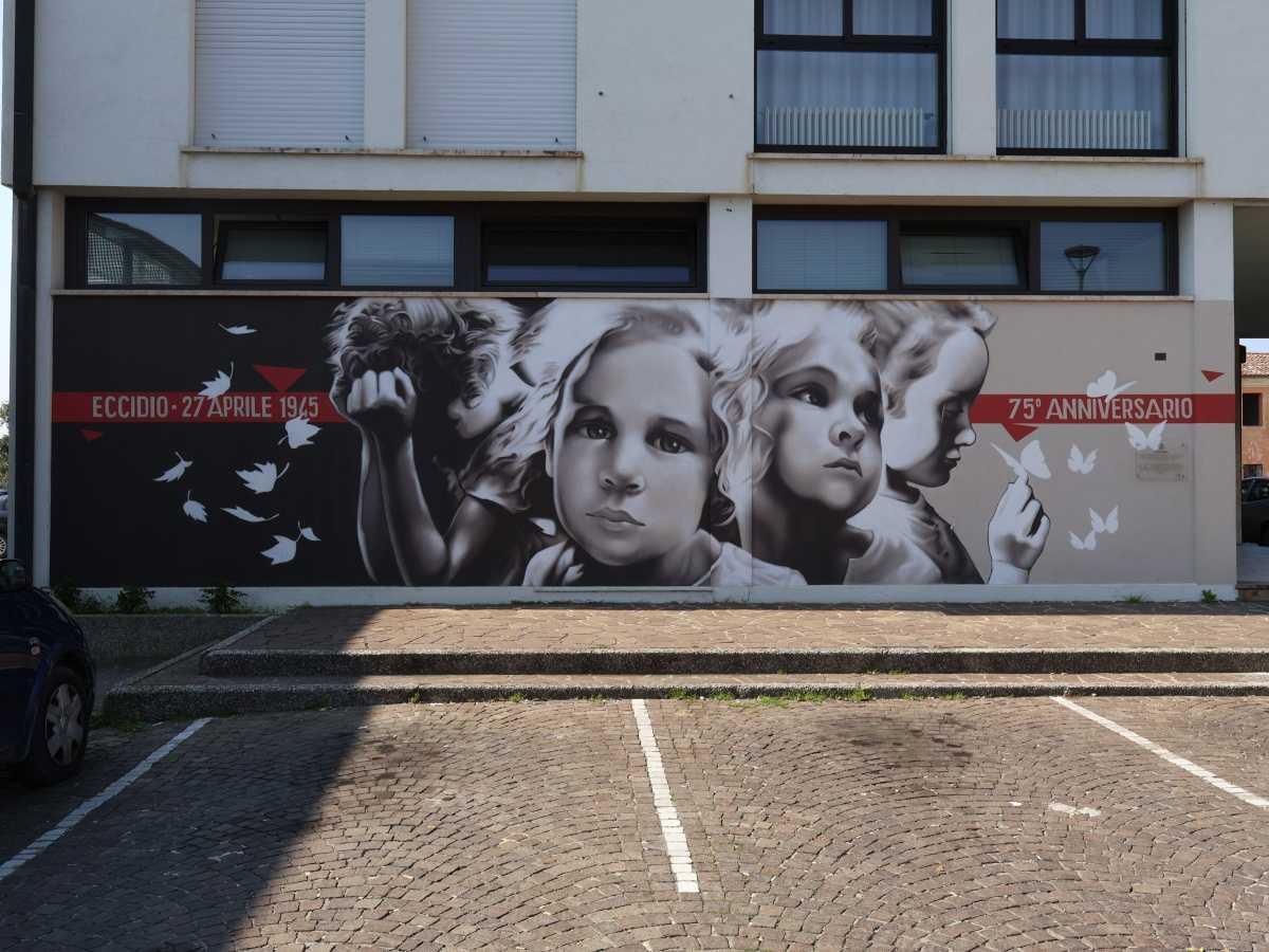 Murales 75° anniversario eccidio - Mural for the 75th Anniversary of the Massacre