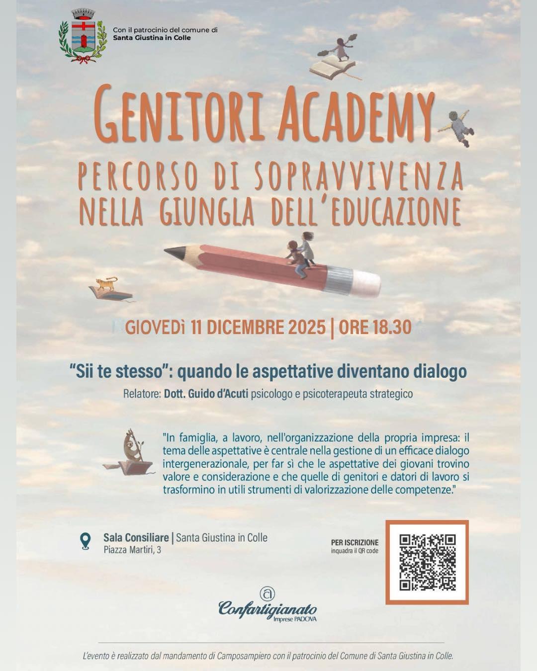 Genitori Academy - percorso di sopravvivenza nella giungla dell'educazione (inizio ore 18.30)