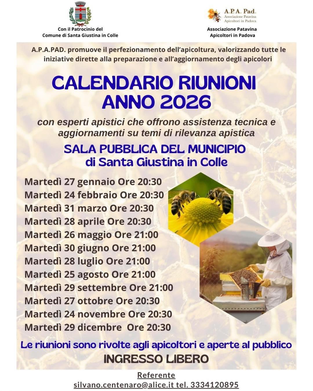 Ciclo di incontri dedicato al meraviglioso mondo delle api (inizio ore 21.00)