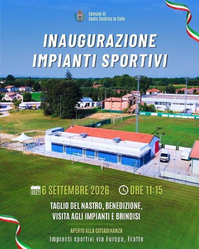 Inaugurazione Impianti Sportivi (inizio ore 11.15)