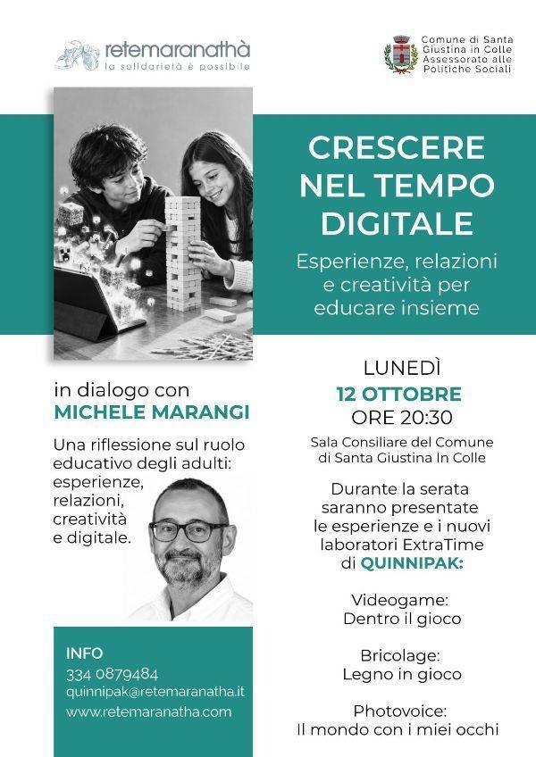 "Crescere nel Tempo Digitale" Serata di Incontro (dalle ore 20.30)