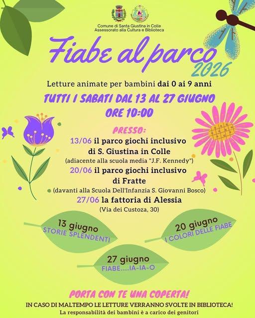 Fiabe al Parco "I Colori delle Fiabe" (inizio ore 10.00)
