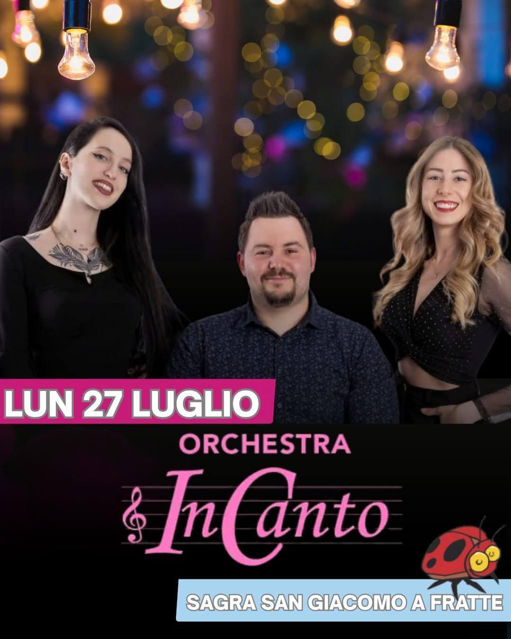 Orchestra InCanto - Sagra San Giacomo 2026 (inizio ore 21:30) Orchestra InCanto - Sagra San Giacomo 2026 (inizio ore 21:30)