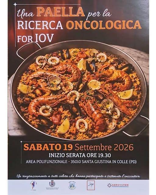 Una Paella per la Ricerca Oncologica - IOV (inizio ore 19:30)
