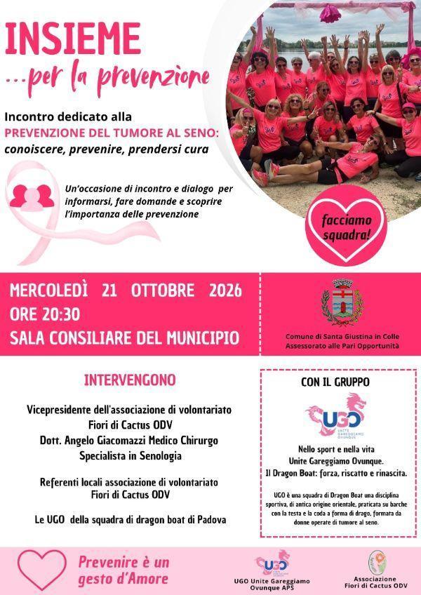Insieme per la prevenzione (inizio ore 20:30) Insieme per la prevenzione (inizio ore 20:30)