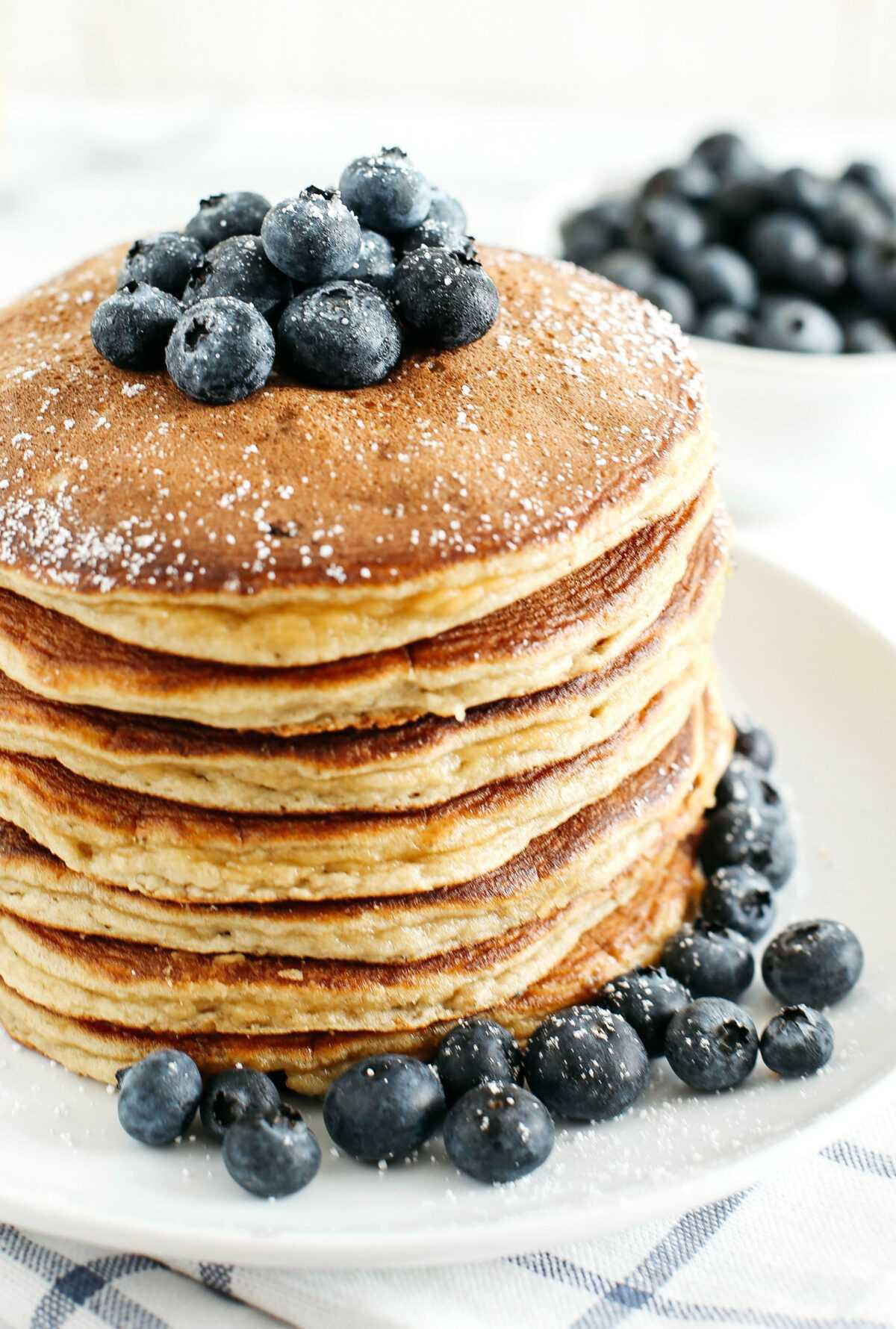 Blueberry Banana Almond Flour Pancakes*