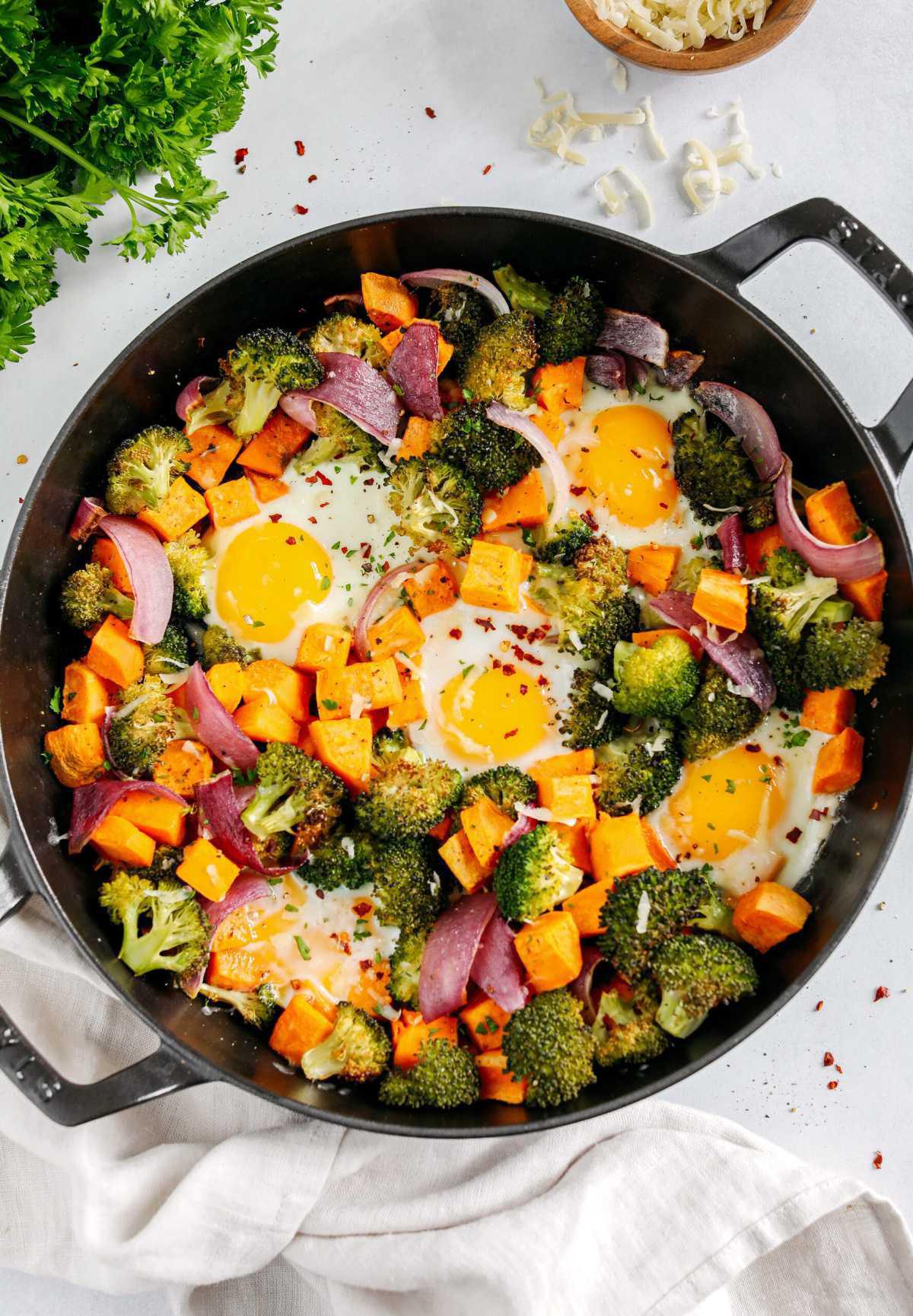 Roasted Veggie Breakfast Skillet Roasted Veggie Breakfast Skillet