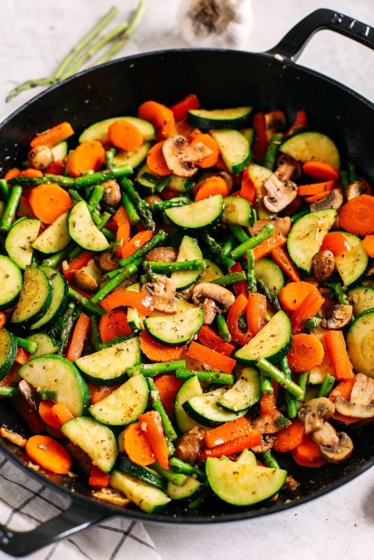 Simple Sautéed Vegetables Simple Sautéed Vegetables