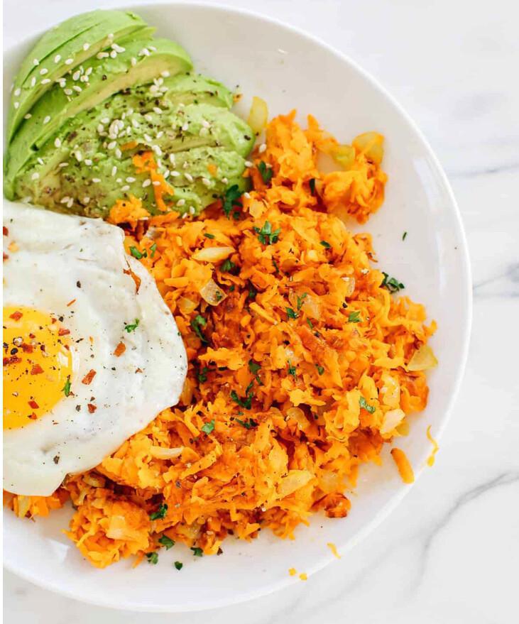 Easy Sweet Potato Hashbrowns