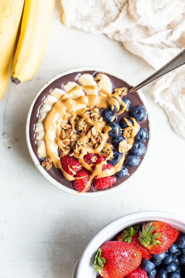 Mixed Berry Vegan Acai Bowl