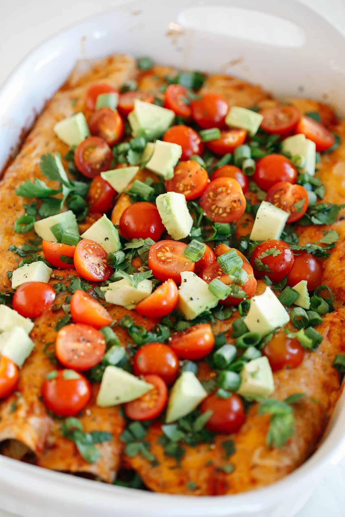 Healthy Breakfast Enchiladas