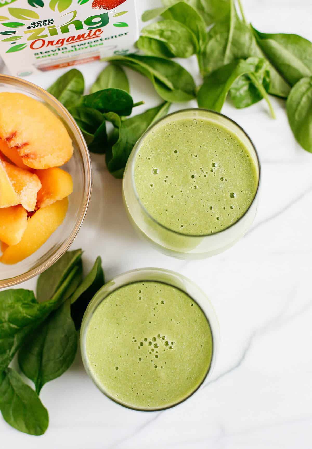 Ginger Peach Detox Smoothie Ginger Peach Detox Smoothie