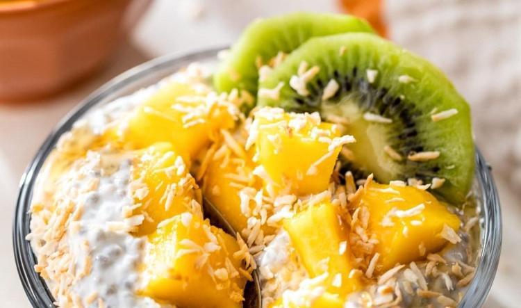 Tropical Chia Pudding Breakfast Bowl