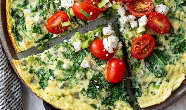 Spinach Feta Frittata