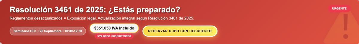 Comités de Convivencia Laboral: Seminario Resolución 3461 de 2025