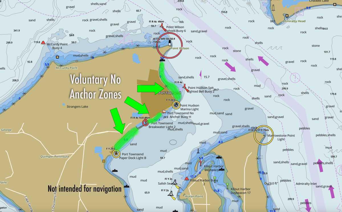 Port Townsend Voluntary No Anchor Zone