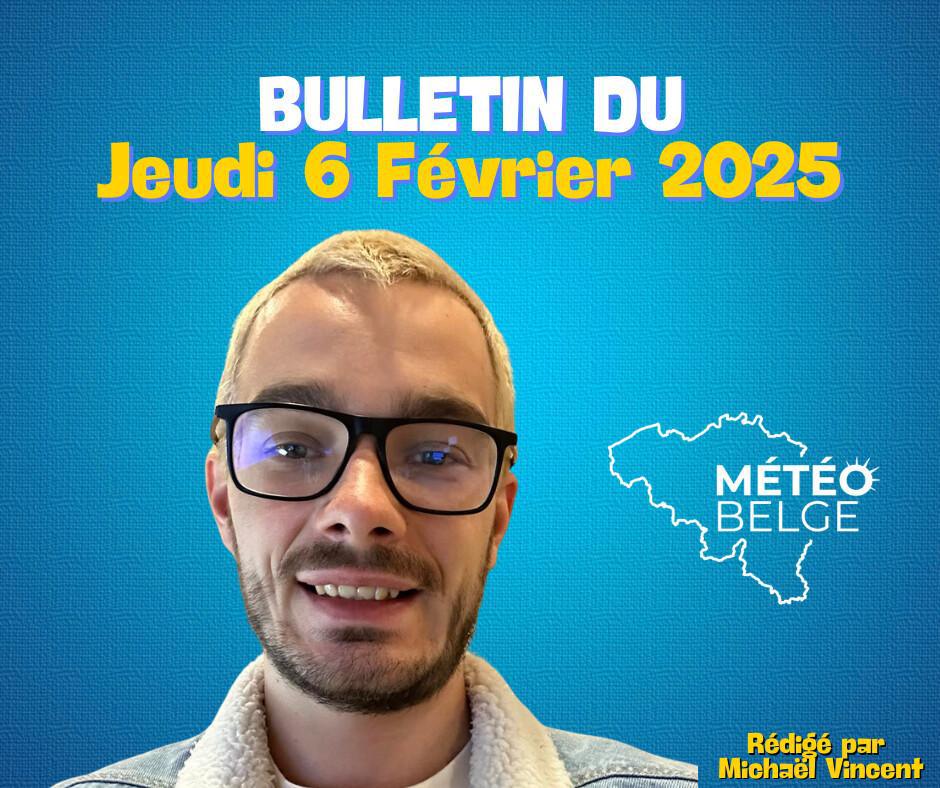 Prévisions nationale du Jeudi 6 Février 2025