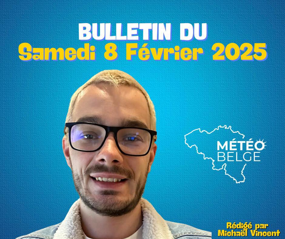 Prévisions nationale du Samedi 8 Février 2025