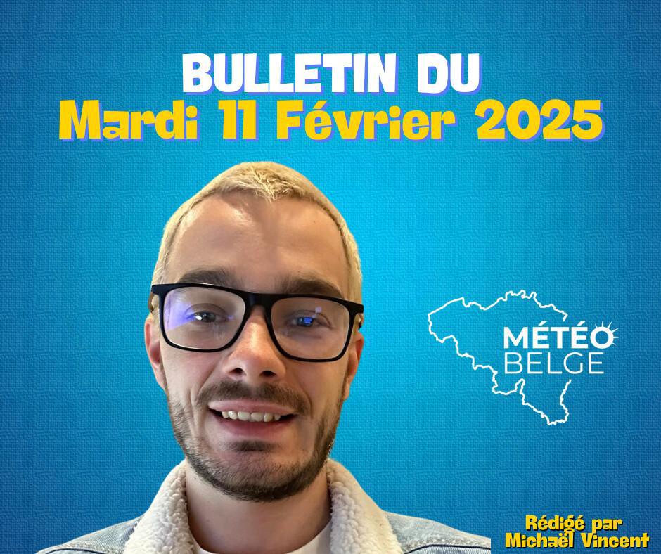 Prévisions nationale du Mardi 11 Février 2025