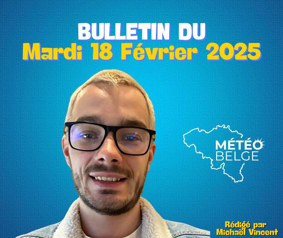 Prévisions nationale du Mardi 18 Février 2025