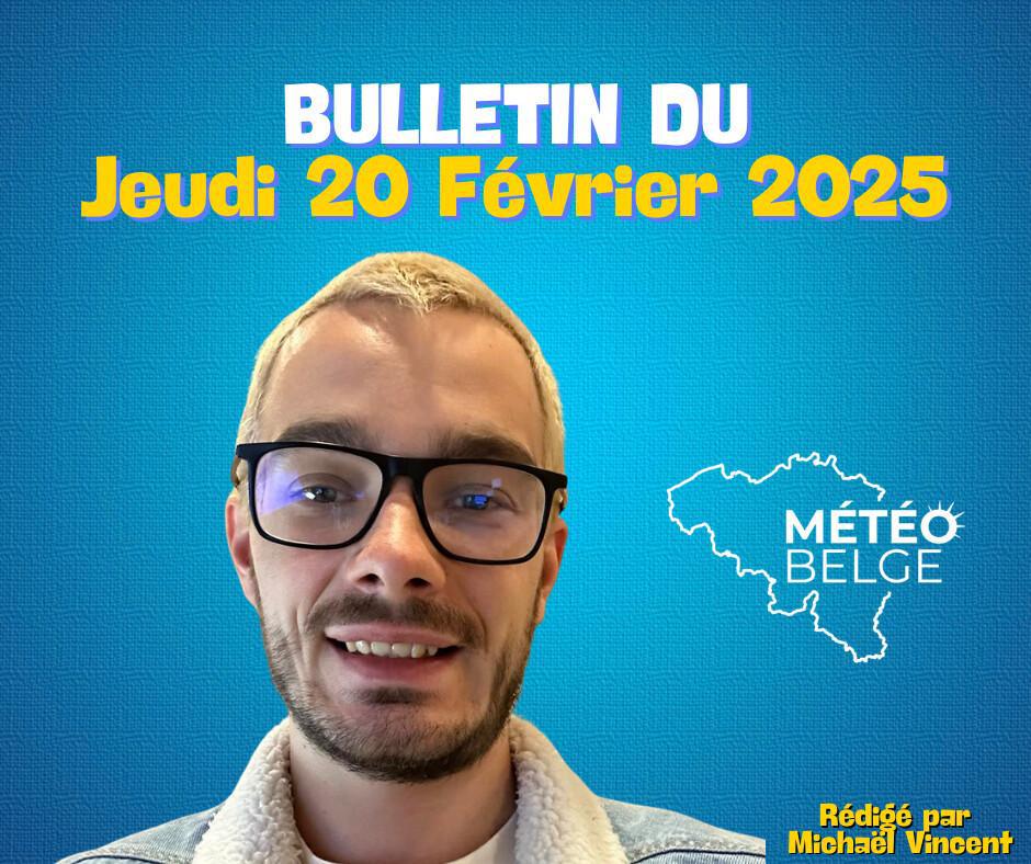 Prévisions nationale du Jeudi 20 Février 2025