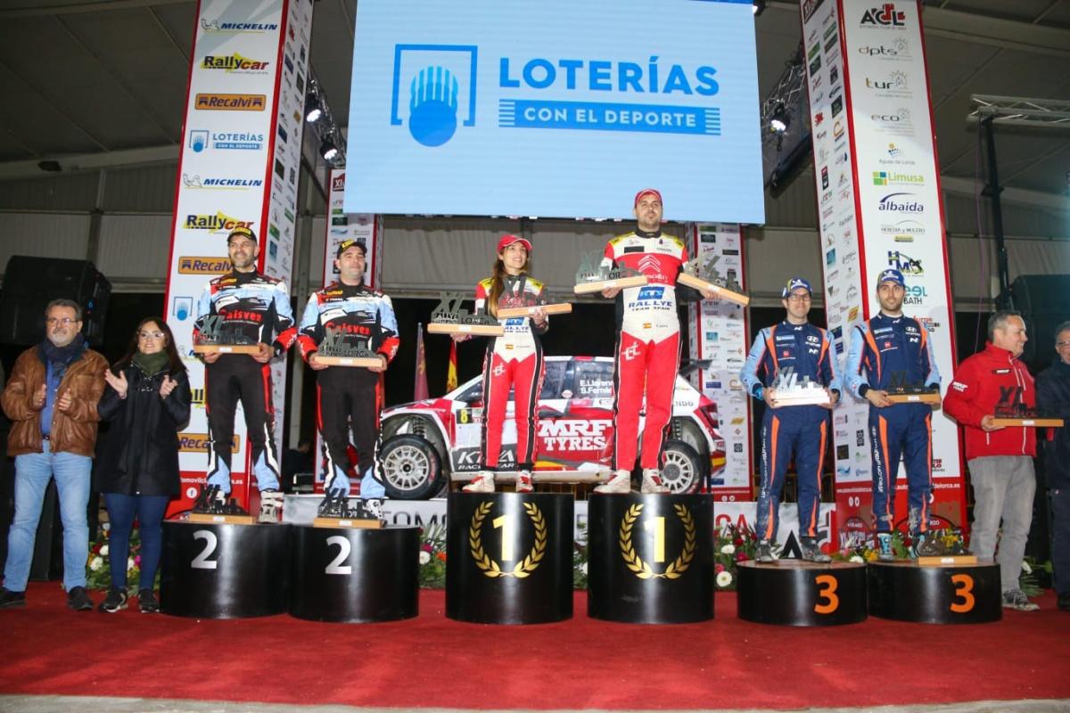 Efrén Llarena y Sara Fernández se unen al palmarés del Rallye Tierras Altas de Lorca Efrén Llarena y Sara Fernández se unen al palmarés del Rallye Tierras Altas de Lorca