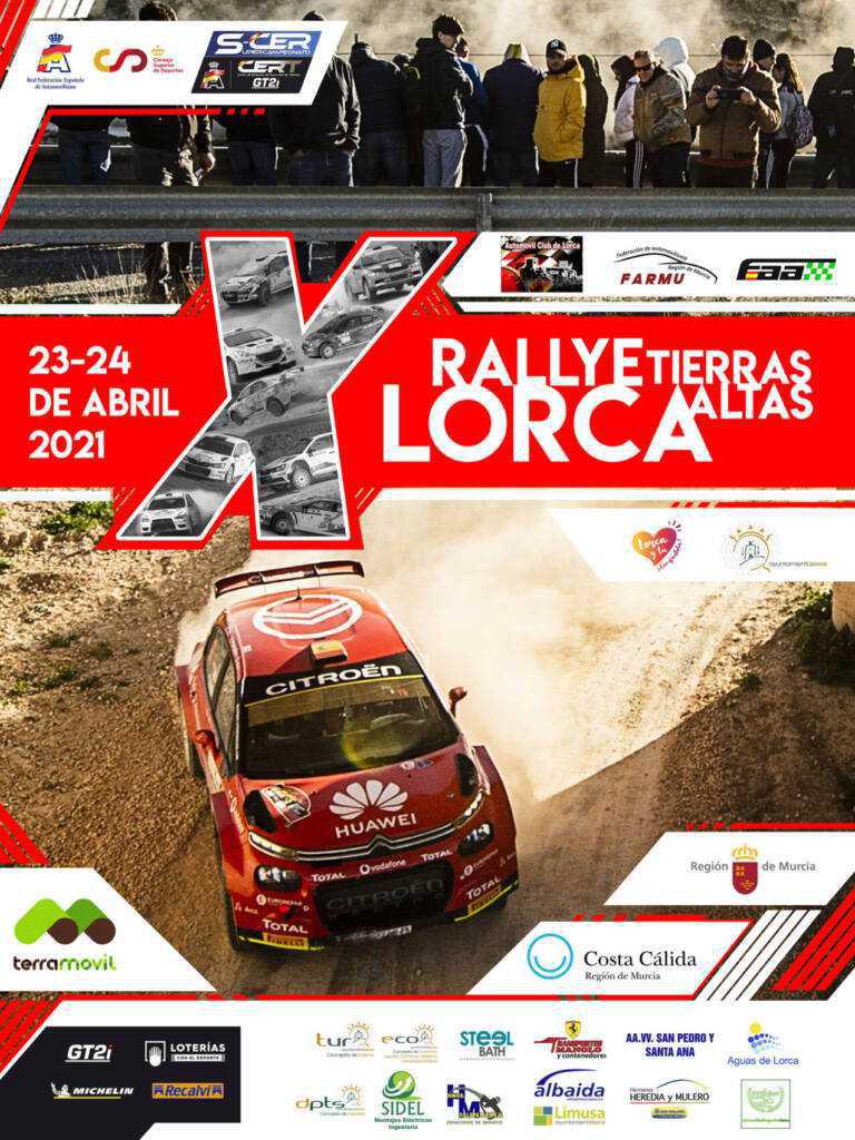 Cartel oficial X Rallye Tierras Altas de Lorca Cartel oficial X Rallye Tierras Altas de Lorca