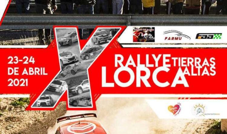 Cartel oficial X Rallye Tierras Altas de Lorca