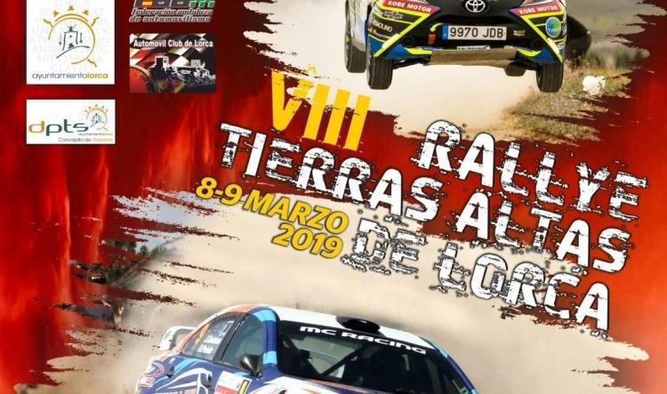 Cartel oficial VIII Rallye Tierras Altas de Lorca