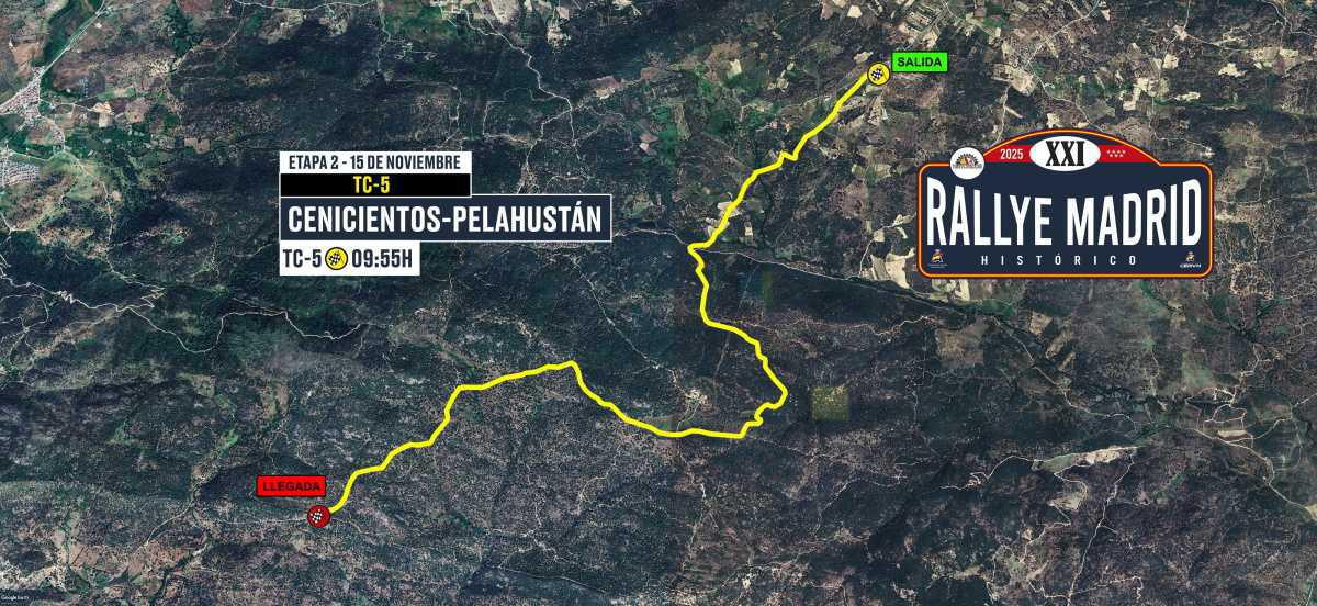 Tramos de la etapa del sábado