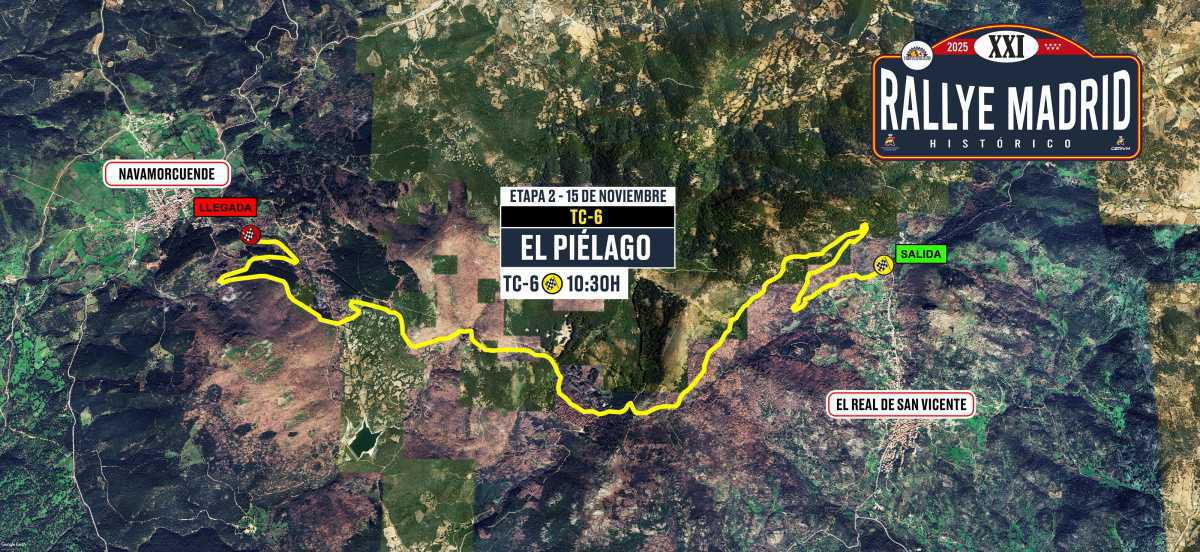 Tramos de la etapa del sábado Tramos de la etapa del sábado