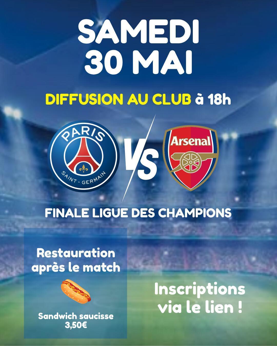 Diffusion finale ligue des champions