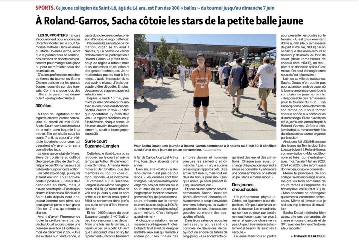 Sacha dans la presse