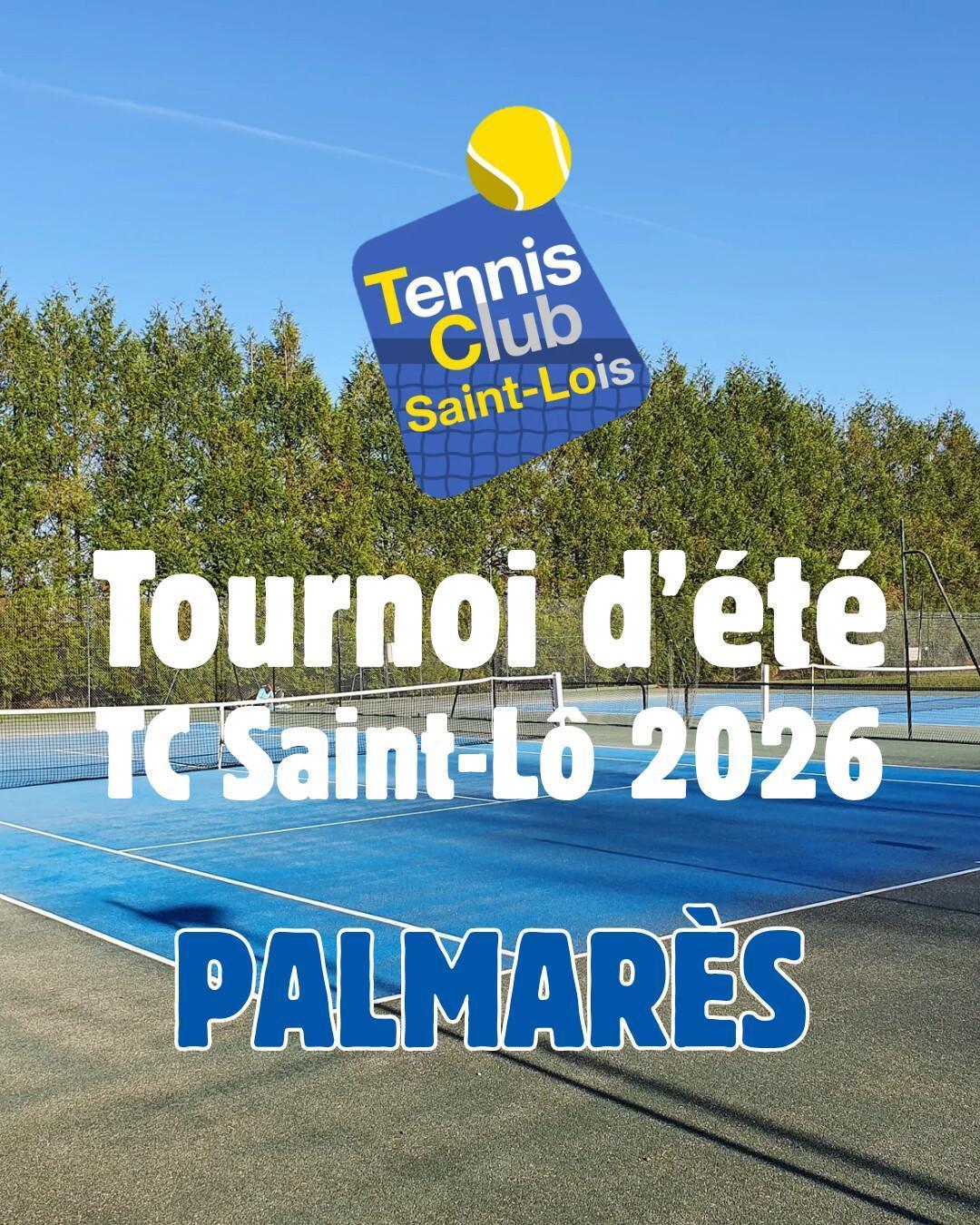 Palmarès Tournoi d'été 2026 Palmarès Tournoi d'été 2026