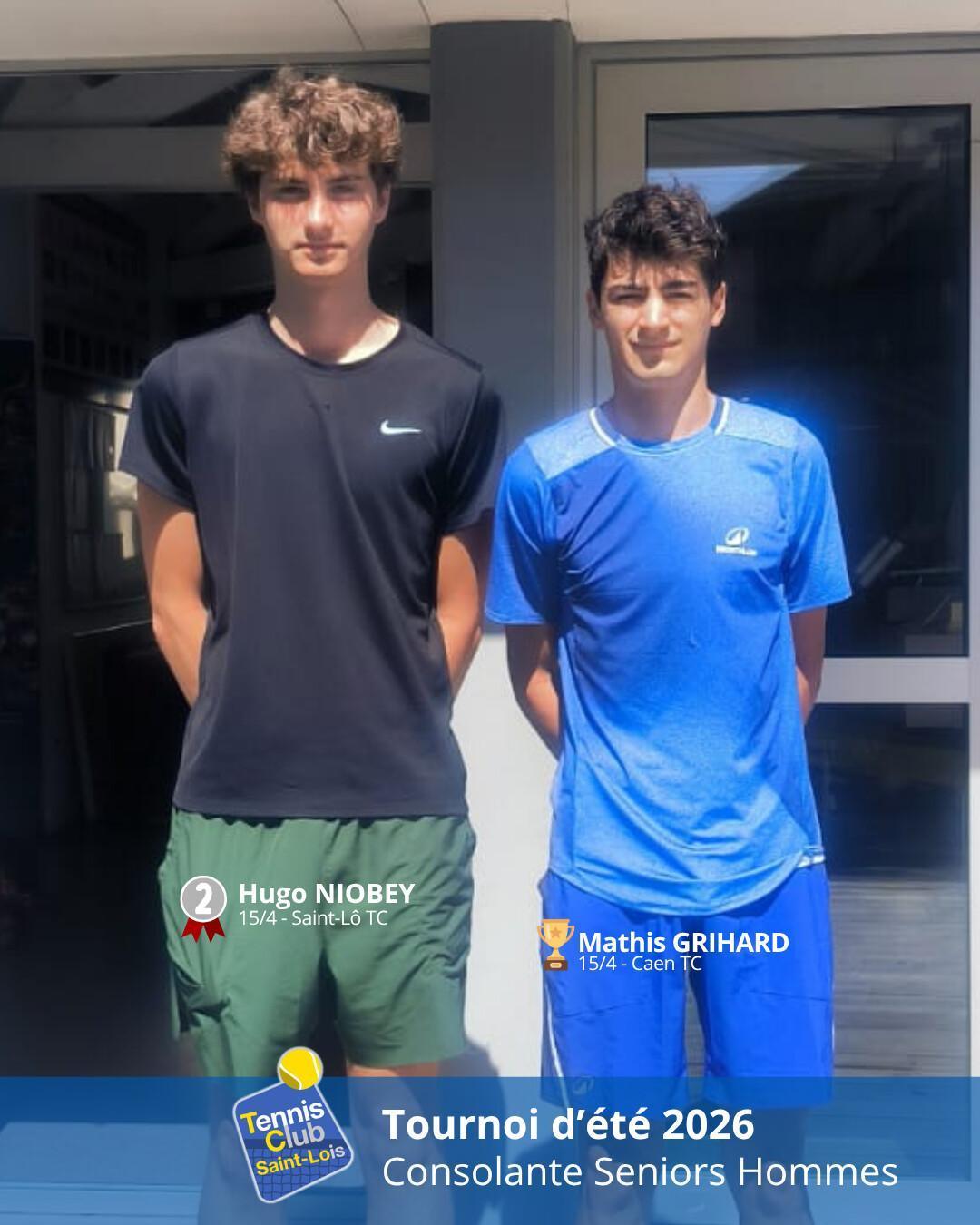 Palmarès Tournoi d'été 2026