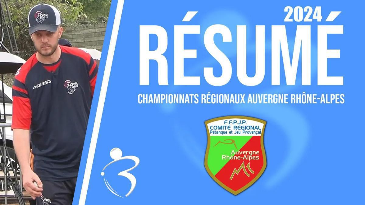 Résumé « Beaux gestes pétanque » - Championnats Régionaux Auvergne Rhône-Alpes 2024 à Andrézieux-Bouthéon